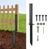 Durable Fence Post Support Kit for Yard Installation