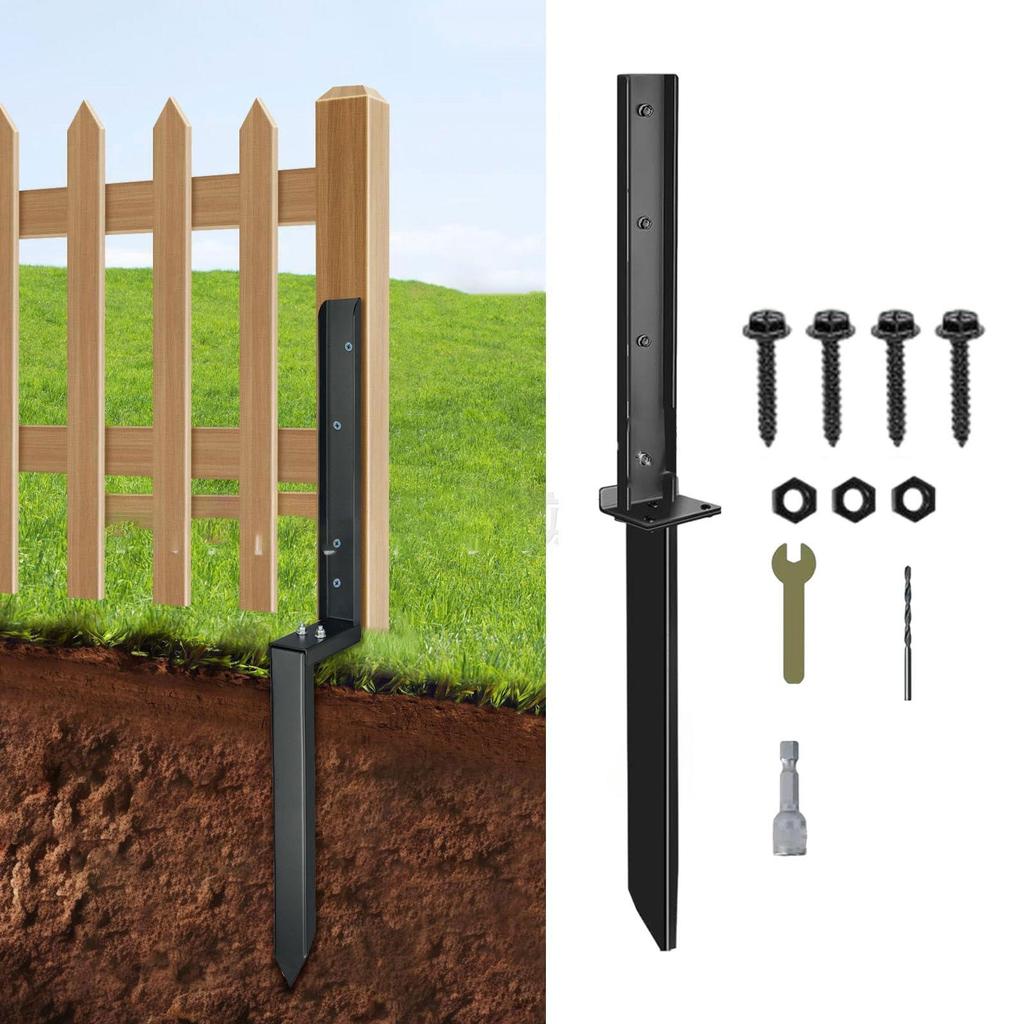 Durable Fence Post Support Kit for Yard Installation