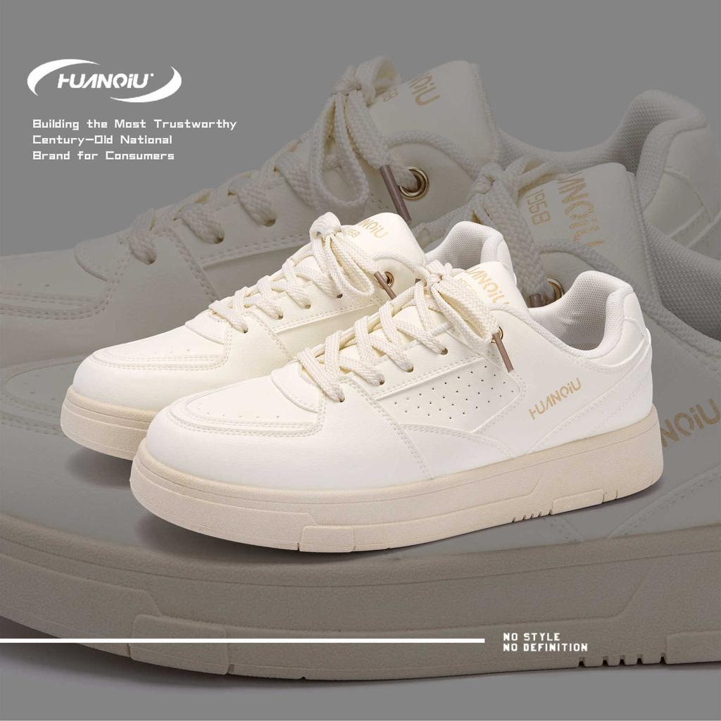 Global men's shoes trend versatile ZHQ5683 thick baseplate shoes spring white sports shoes low-top casual white shoes