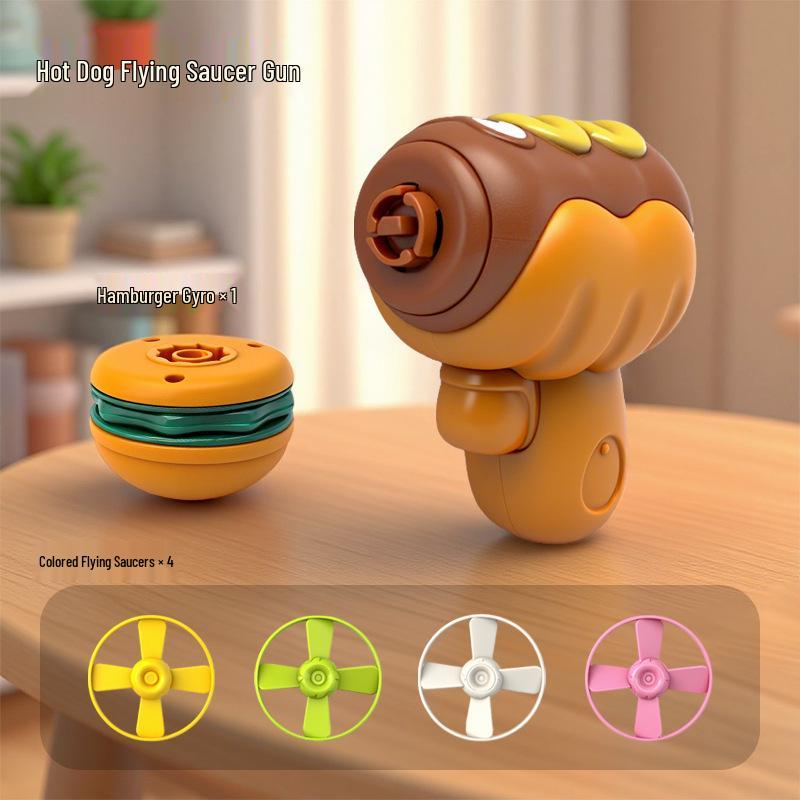 Douyin Kids  Bamboo Dragonfly Luminous Frisbee Toy Spinning Top - Outdoor Educational Gift for Boys and Girls