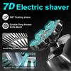 Men's 7D Smooth Shaver, 6-in-1 Wet And Dry Electric Shaver For Face And Head