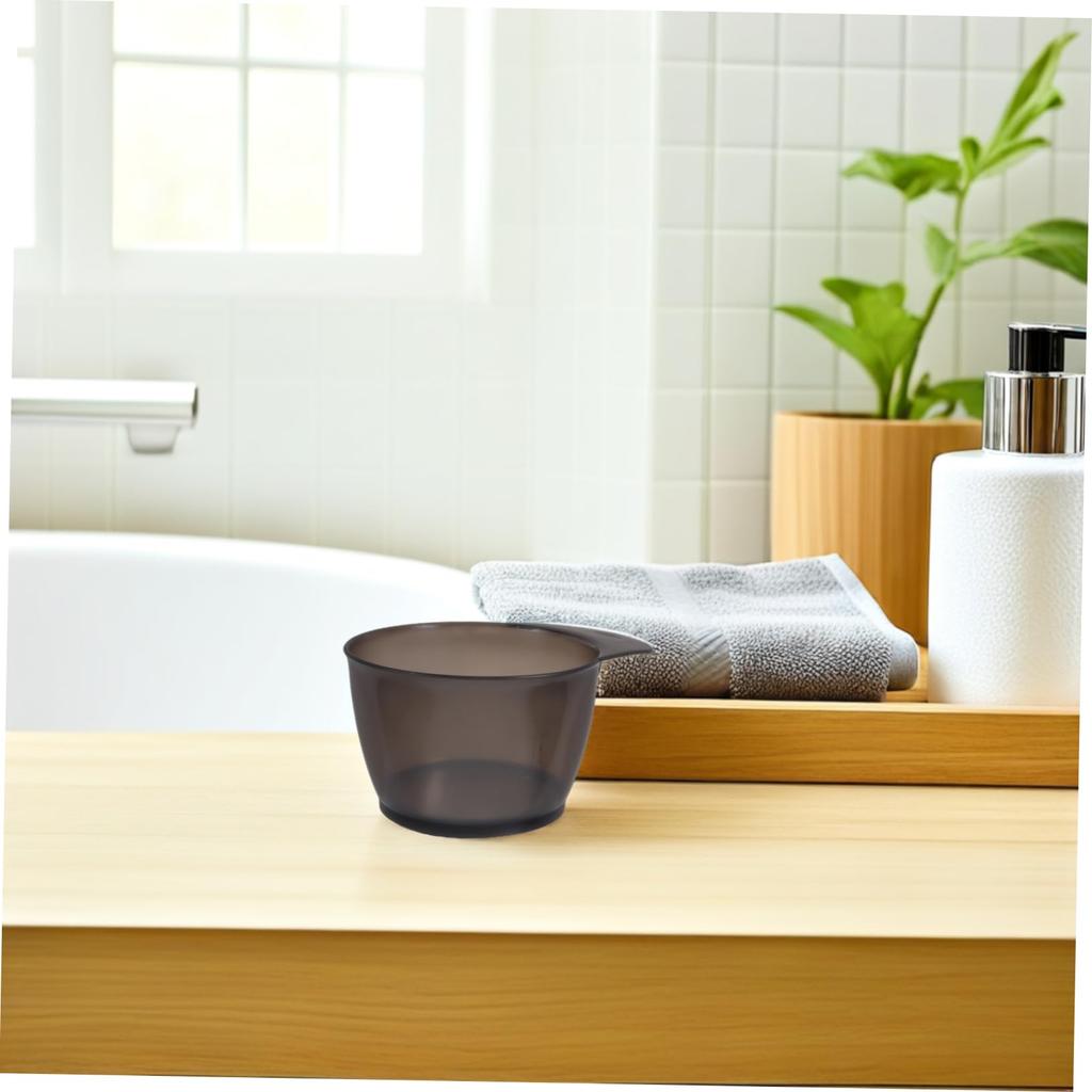 EPIGEIST 6-Piece Plastic Hair Color Mixing Bowl Set, Lightweight Stackable Hair Dye Tool for Home & Salon Use