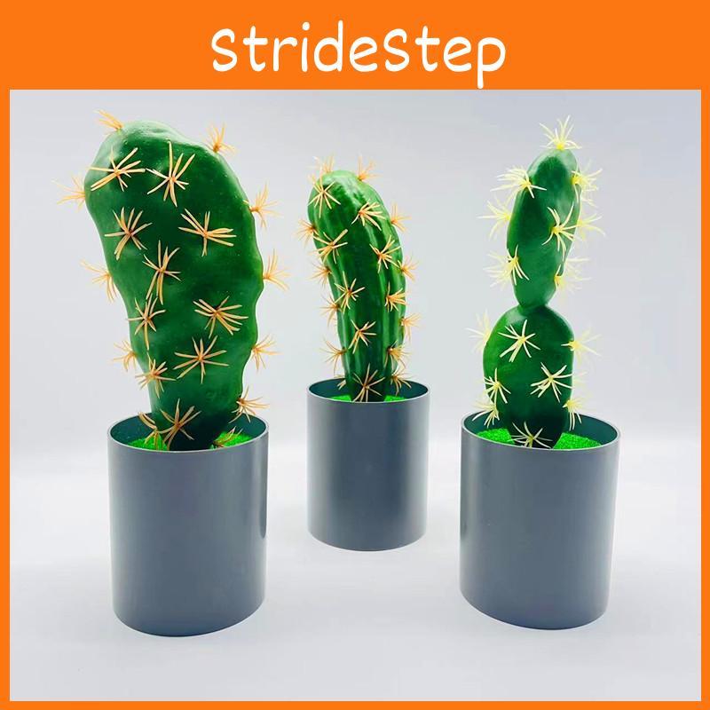 Cactus Simulation Artificial Green Plant Bonsai For Indoor And Desktop Decor