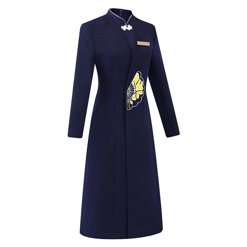 Trolomann Chinese Style Wool Blend Uniform Coat