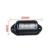 Car License Plate Light with White Bulbs, Fits SUV Truck Trailer Van, Solves Dim License Plate Lighting & Safety Risks