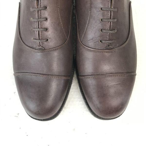 Regal Genuine Leather Straight Tip Closed Lacing Shoes Size 25.0EE Brown Business Dress Shoes(USED)