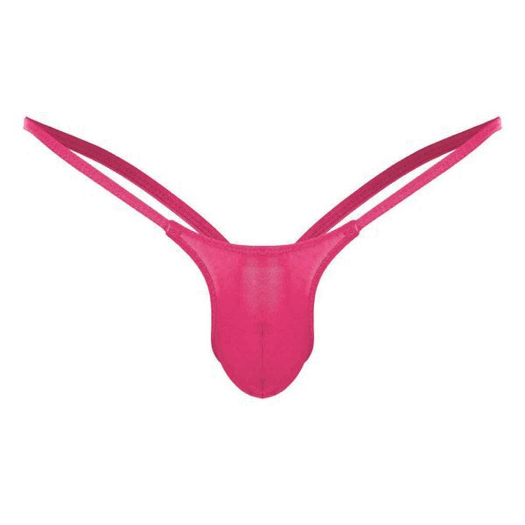 Open Back Mens Underpants Low Waist Briefs G-string Thong Underwear