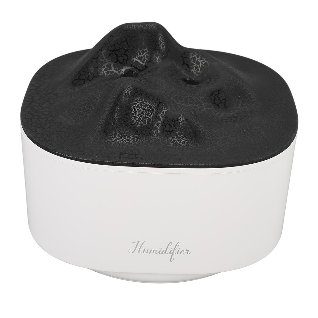 Aromaterapeutický difuzér zvlhčovač s LED barevnými světly Lávová hora 1,5L USB Esenciální olej