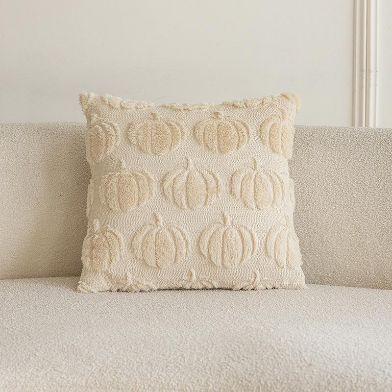 Autumn Thanksgiving Pillow Cover Living Room Sofa Quilted Embroidery Craft Pillow Bedroom Bedside Pillow Cover Cushion Cover