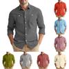 Men's Loose Classic Lapel Multi-pocket Industrial Work Shirt Top