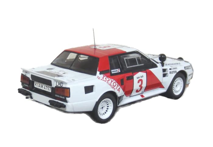 IXO Scale Toyota Celica Twin Cam Turbo TA64 1985 Safari Rally Finished Model 1/24 #3 B. Waldegård