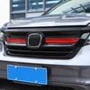 ABS Red Front Lower Grille Moulding Cover Racing Grill Middle Mesh Trim Strip Frame For Honda Pilot 2015- Car Accessories