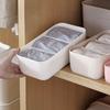Household multifunctional sundries storage box underwear storage box compartment socks storage box plastic storage box
