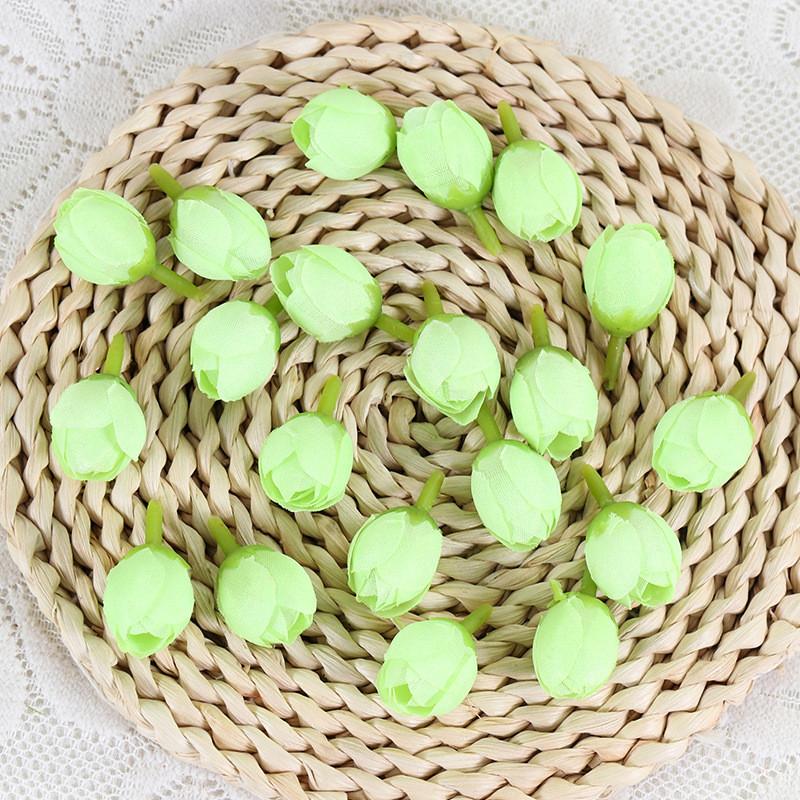 Artificial Rose Silk Buds For Diy Wedding Bouquets Home Decor Craft Supplies