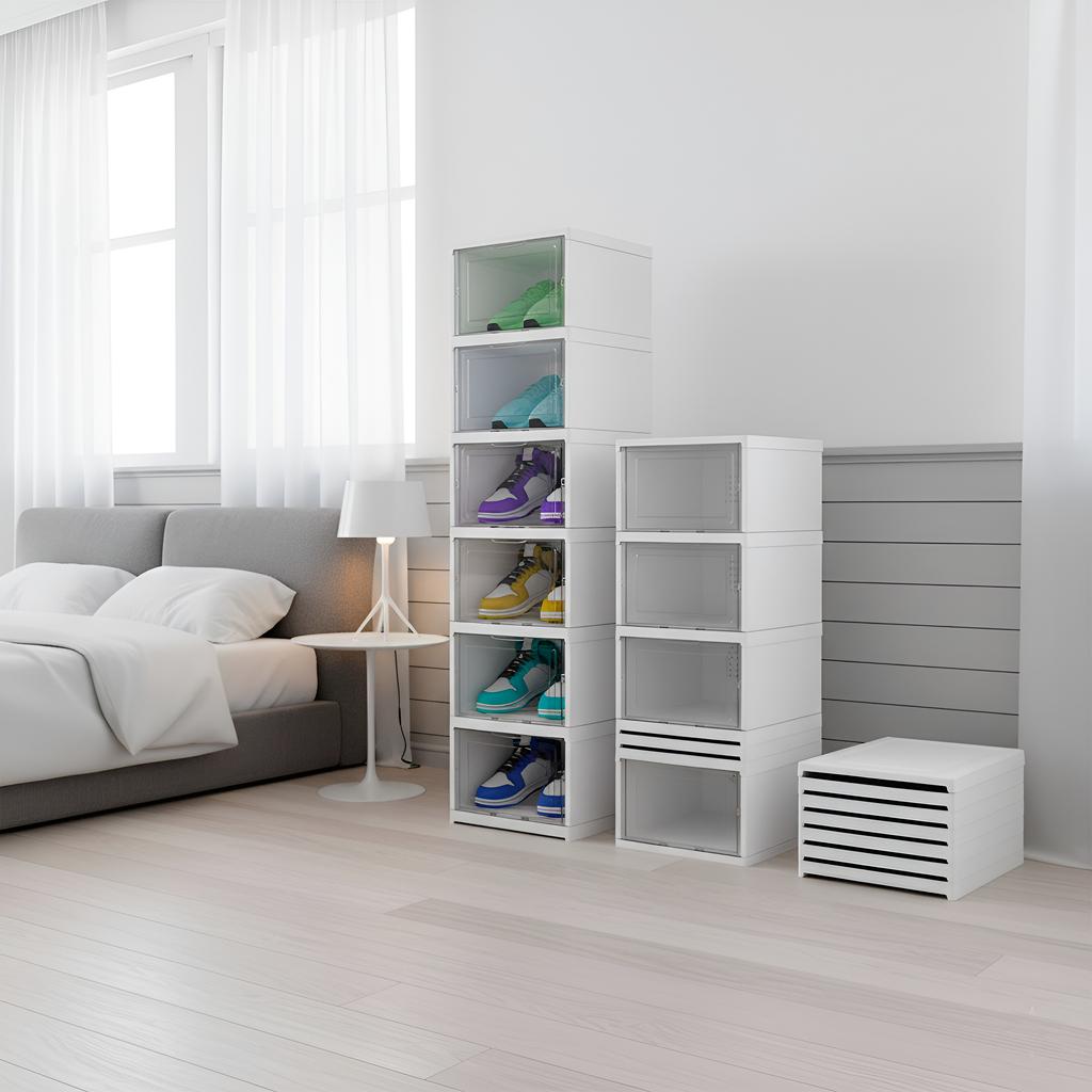 Zapatero Plegable 6 Niveles 105x25,5x34,5 Nyana Home | Caja Zapatos | Organizador Calzado