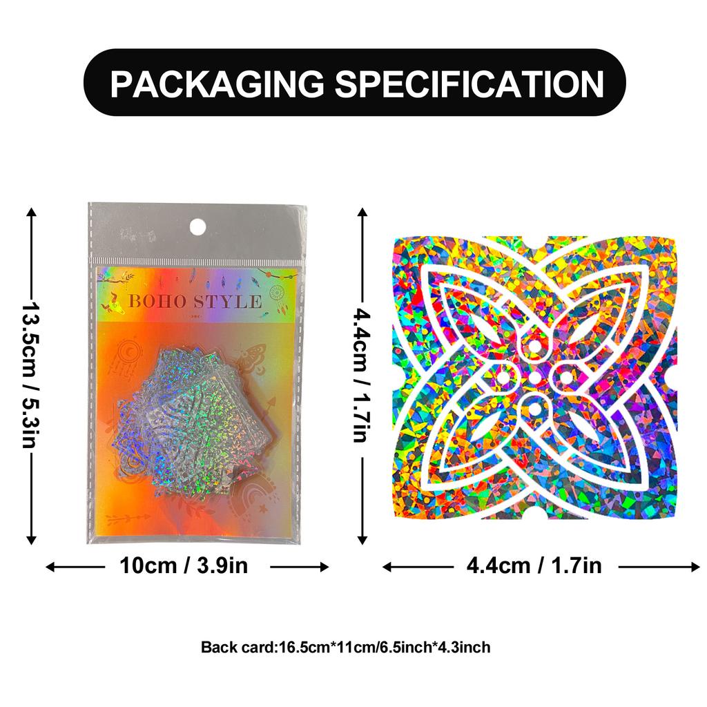 50 Sheets Of Transparent Laser Bomi Flower Flow Hemp Personalized Water Cup Notebook Luggage Decoration Pet Sticker