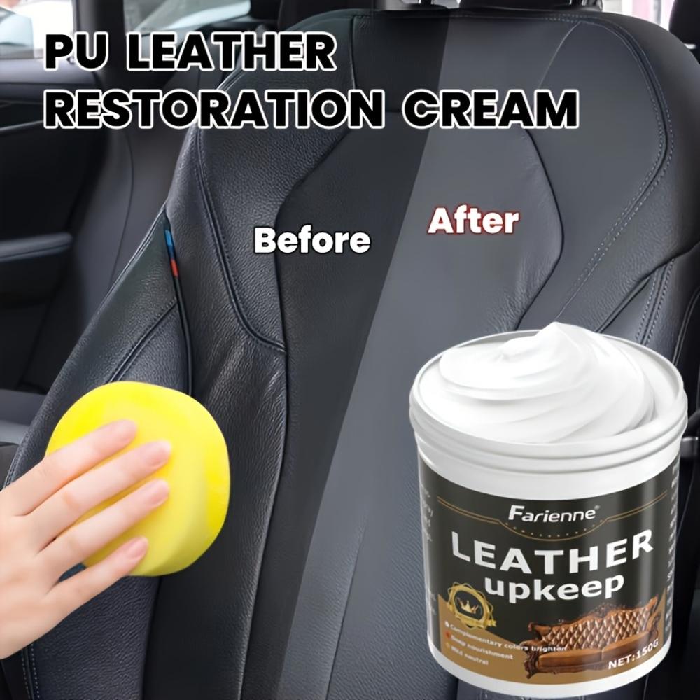 

1-Pack FARIENNE Renovator Cream for Restoring Color, Repairing Furniture, Car Seats, Sofas, Jackets & Shoes, Adds Shine & Protec