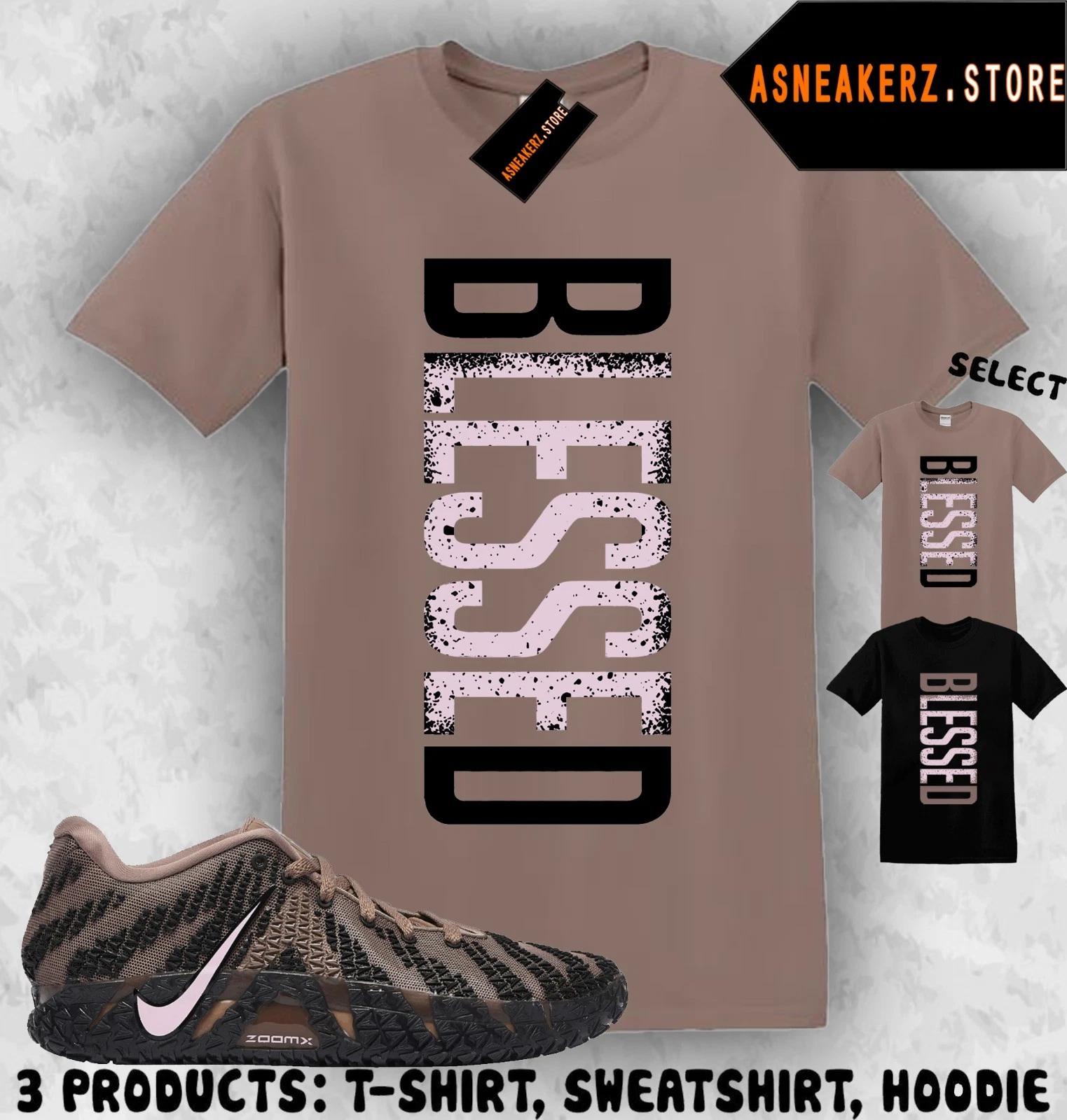Рубашка в тон Ja 3 Showstopper Миндально-коричневые кроссовки Matching VERTBLS Blessed Футболка L