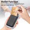 Phone Card Holder Suitable For Magsafe Magnetic Tape Adhesive Iron Ring Phone Case Universal PU Leather Wallet Bag