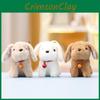 Dog Plush Bell Toy Keychain Stuffed Doll Animal Cartoon Pendant Decoration Gift