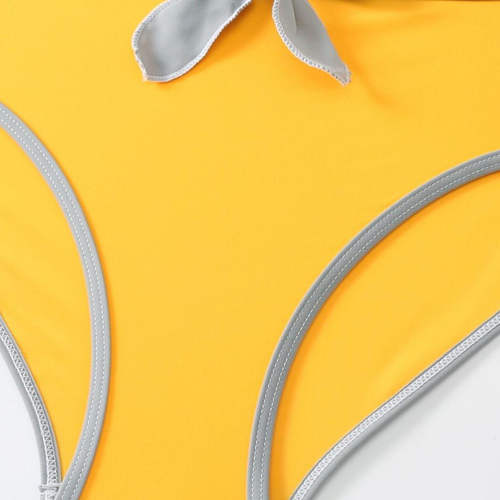 European & American Women's Lace-Up Sexy Split Bikini Swimsuit