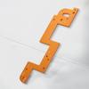Aluminum Wood Grooving Guide Arcs Grooving Mold Woodworking Round Corner Radius Templates Mold Grooving Tool for Closet