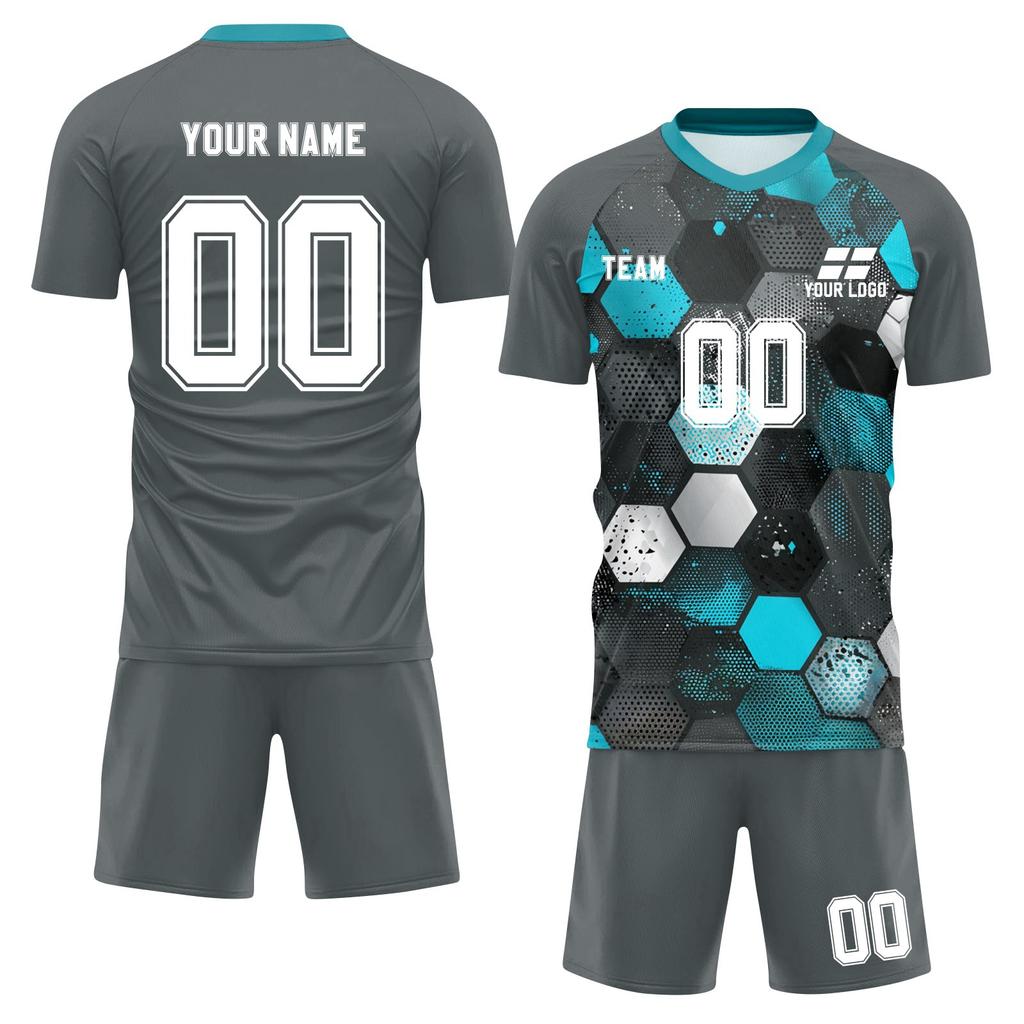 Personalised Shirts Kit Mens Girls With Name Number Custom Football Jerseys For Boys Training Suit