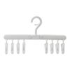 1PCS 8/6 Clip Clothes Drying Rack Multi-purpose Foldable Student Underwear Drying Hats and Socks Artifact Folding Travel Portable Clip Drying