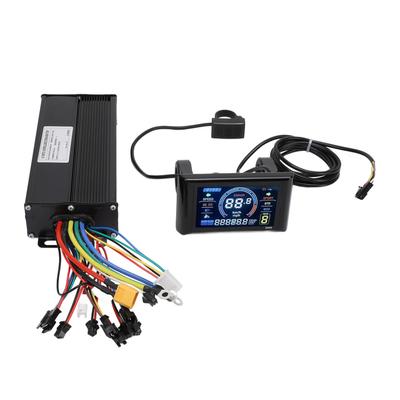 36V 48V 52V Electric Cycle Controller with S966 Color Display Planel 40A 3 Mode Sine Wave Controller for Brushless Motor