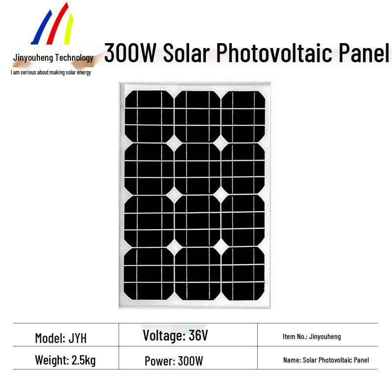 Monocrystalline Solar Power System for Outdoor & Indoor LED Lighting with Battery Charging