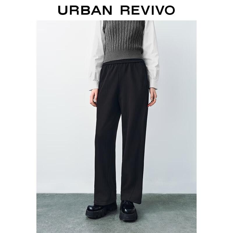 UR Women's Elastic Waist Wide-Leg Pants