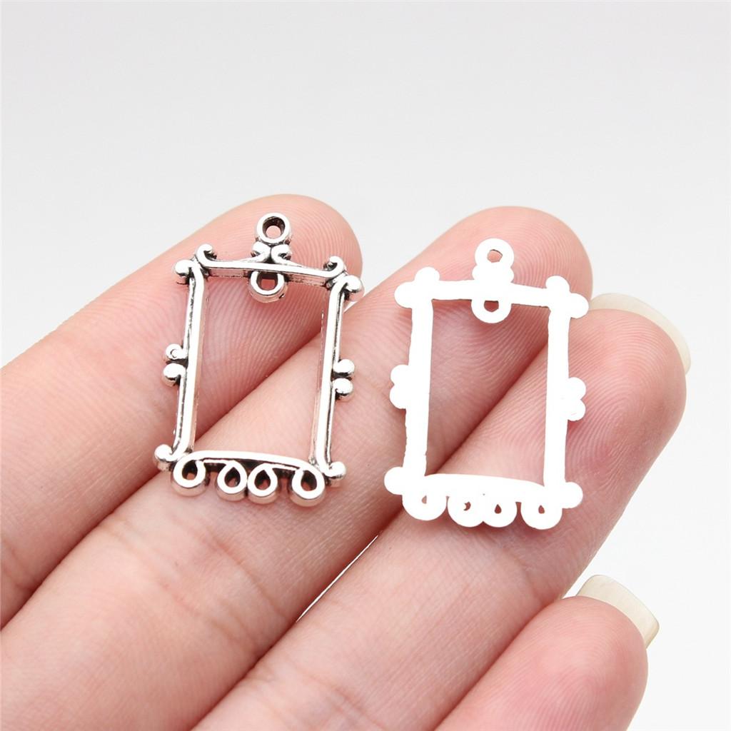 

Аксессуары Детали Геометрический Соединитель для Серег Свадебная Бижутерия Фурнитура ZA024 A29-20pcs-26x17mm