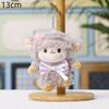 Fluffy Sheep Plush Keychain Cute Soft Furry Charm for Luggage Decor Kids Christmas Holiday Souvenir Gifts