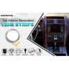 Car Trim Moulding Strip Silver Interior Decorative Line DIY 5M(16.4ft) Universal