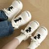 2025 Spring New Street Style Casual Flat Sneakers For Men's Women's Teenagers Daily Dress White Black Height Increasing Shoes