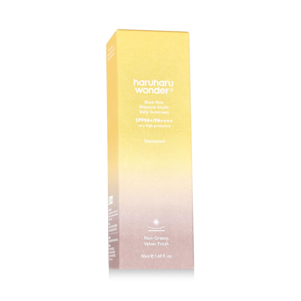 Haruharu Wonder, Black Rice, Protection, Sunscreen Cream, For Face, SPF50+, 50 ml