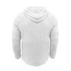 Spring and Autumn Long Sleeve Men's T-shirt Linen Thin Staple Button Hoodie Loose Casual Shirt Men