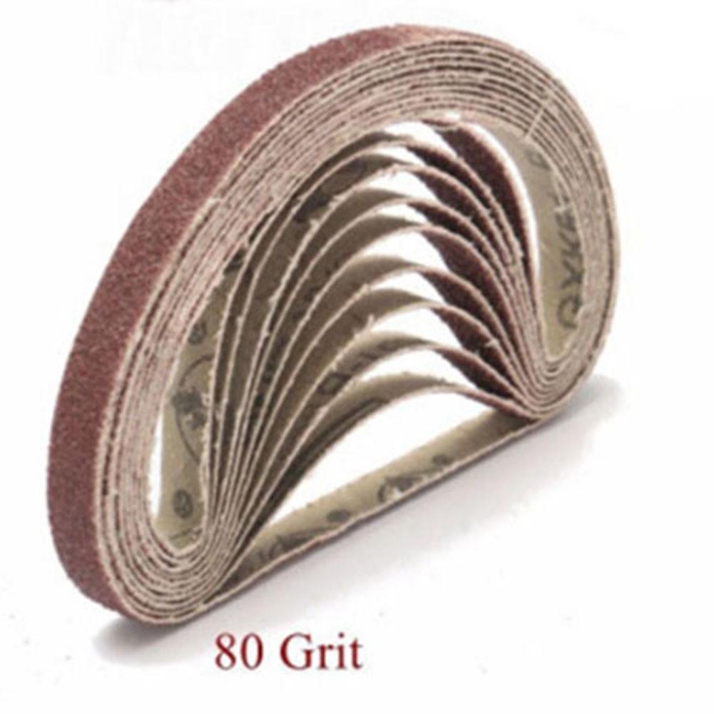 File Sanding Belts Abrasive Sanding Belts 50pcs 330mm X 10mm Belt Power Useful