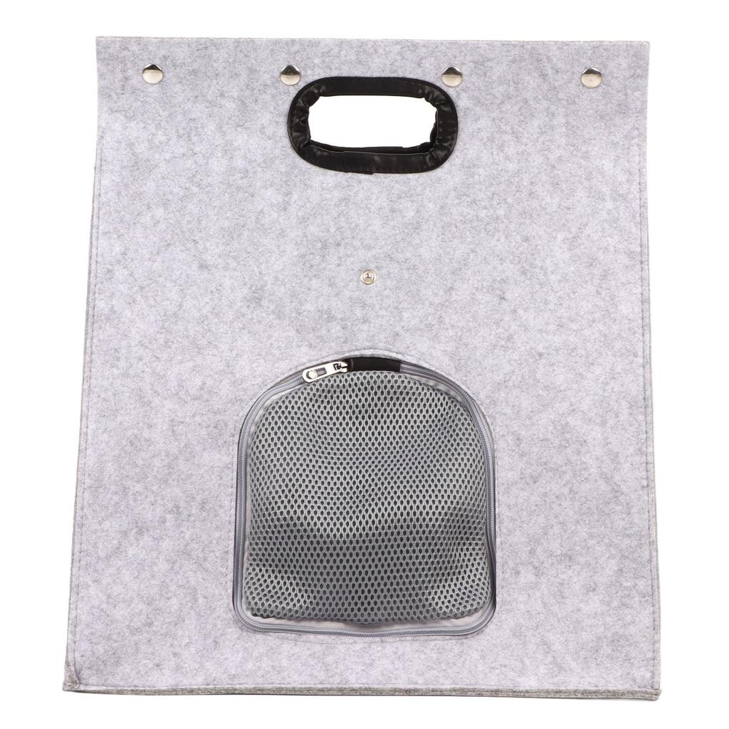 Filz Katzenbeutel Abnehmbar Waschbar Faltbar Atmungsaktiv Tragbar Katzenbeutel Haus für Kleine Katzen Hunde