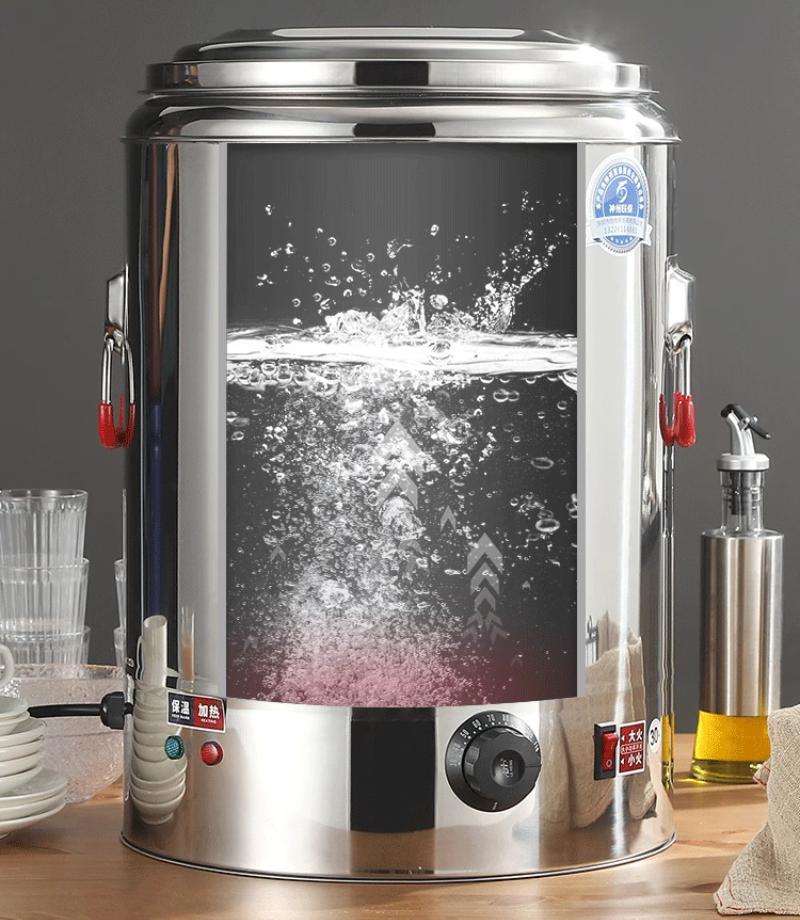 220V Electric Thermal Insulation Bucket Stainless Steel Commercial Double-layer Large Capacity