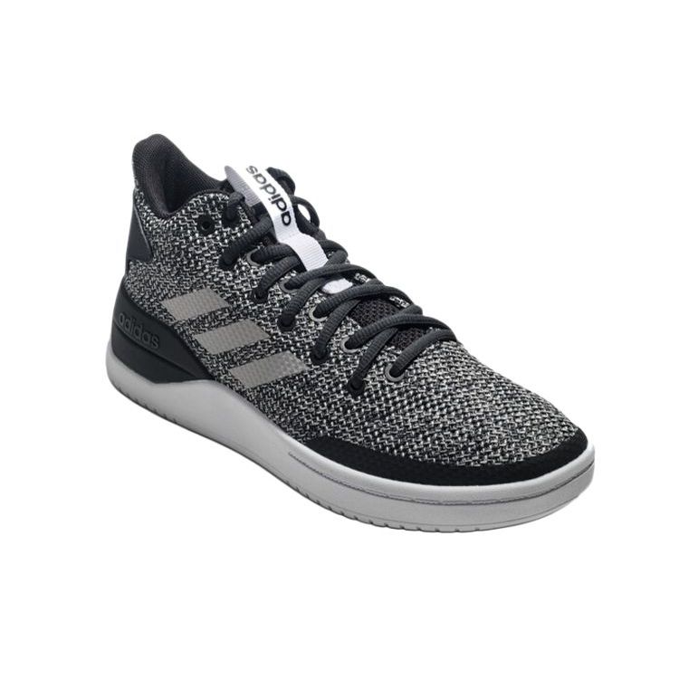 adidas Neo Bball Anni '80 Tessuto Classico Casual Resistente Scarpe da Basket Retro con Tomaia Bassa Sneaker da Donna Nero Bianco Grigio F33802