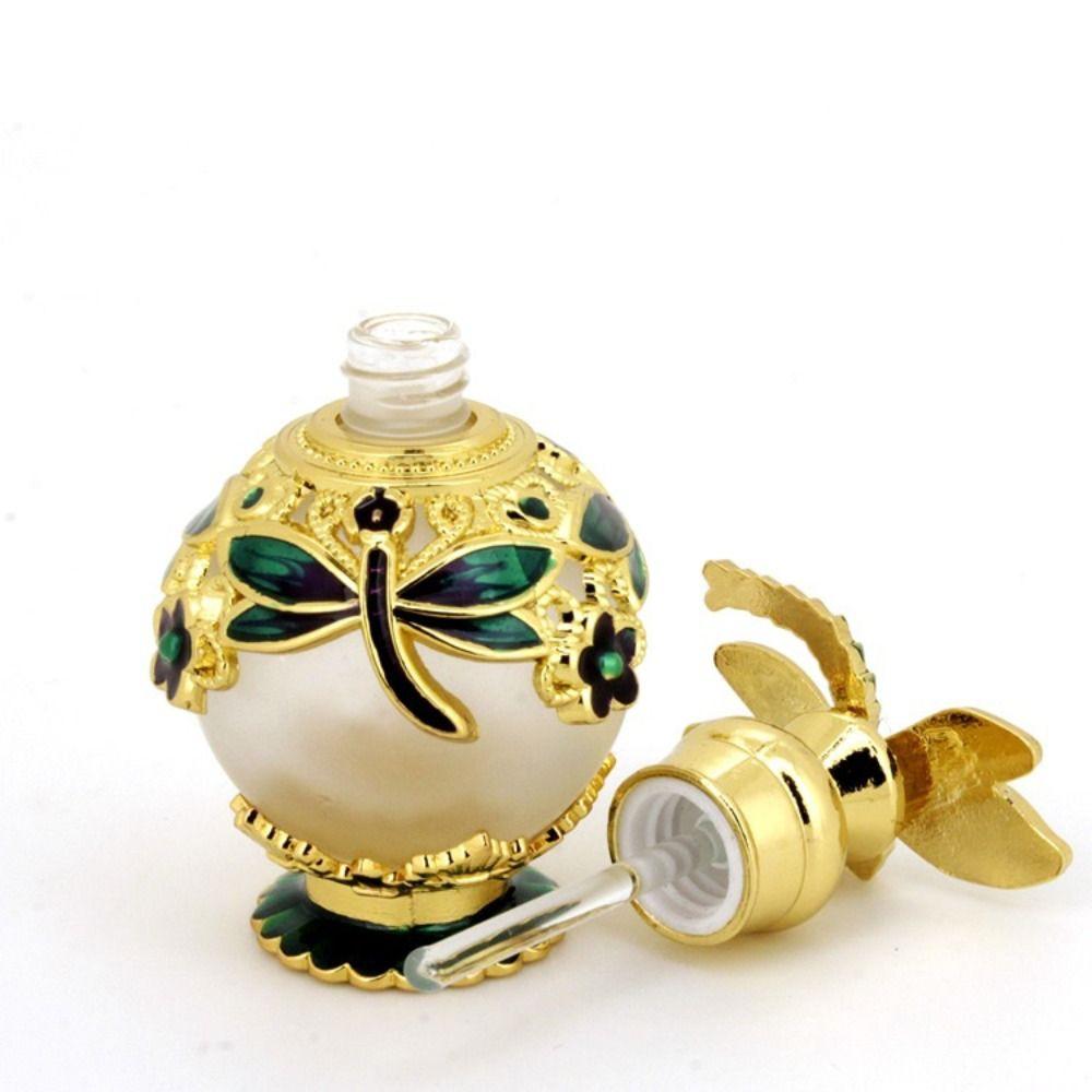 Flacon de parfum papillon pour femme, flacon rechargeable vide, contenant d'huile essentielle, flacon compte-gouttes
