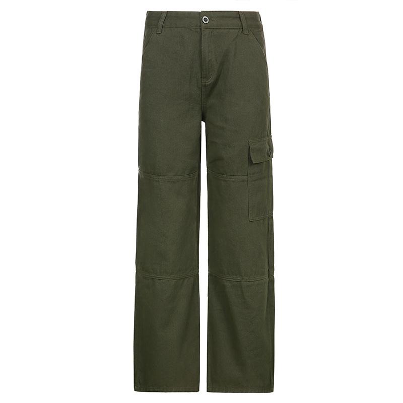 Harajuku Streetwear Oversize Summer High Waist Women's Casual Wide Leg Cargo Pants for Women Baggy Pants Woman Trousers