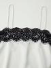European and American Women's Casual Silk Satin Lace Top + Skirt - Trendy INS Style
