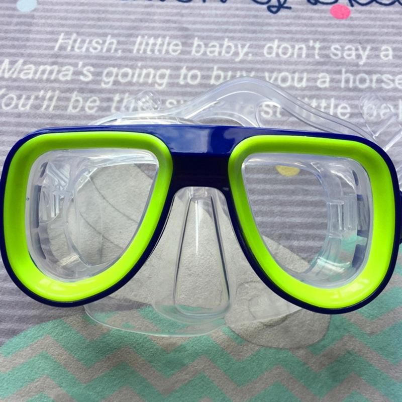 Lunettes de Plongée pour Enfants Masque Tube Respiratoire Antichoc Anti-buée Lunettes de Natation Bande Snorkeling Accessoires Sous-marins Ensemble