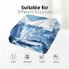 Cloud Vortex Tunnel Sky Soft Flannel Blanket Breathable Warm Throw for Office Car Sofa Kids Room Birthday Xmas Gift