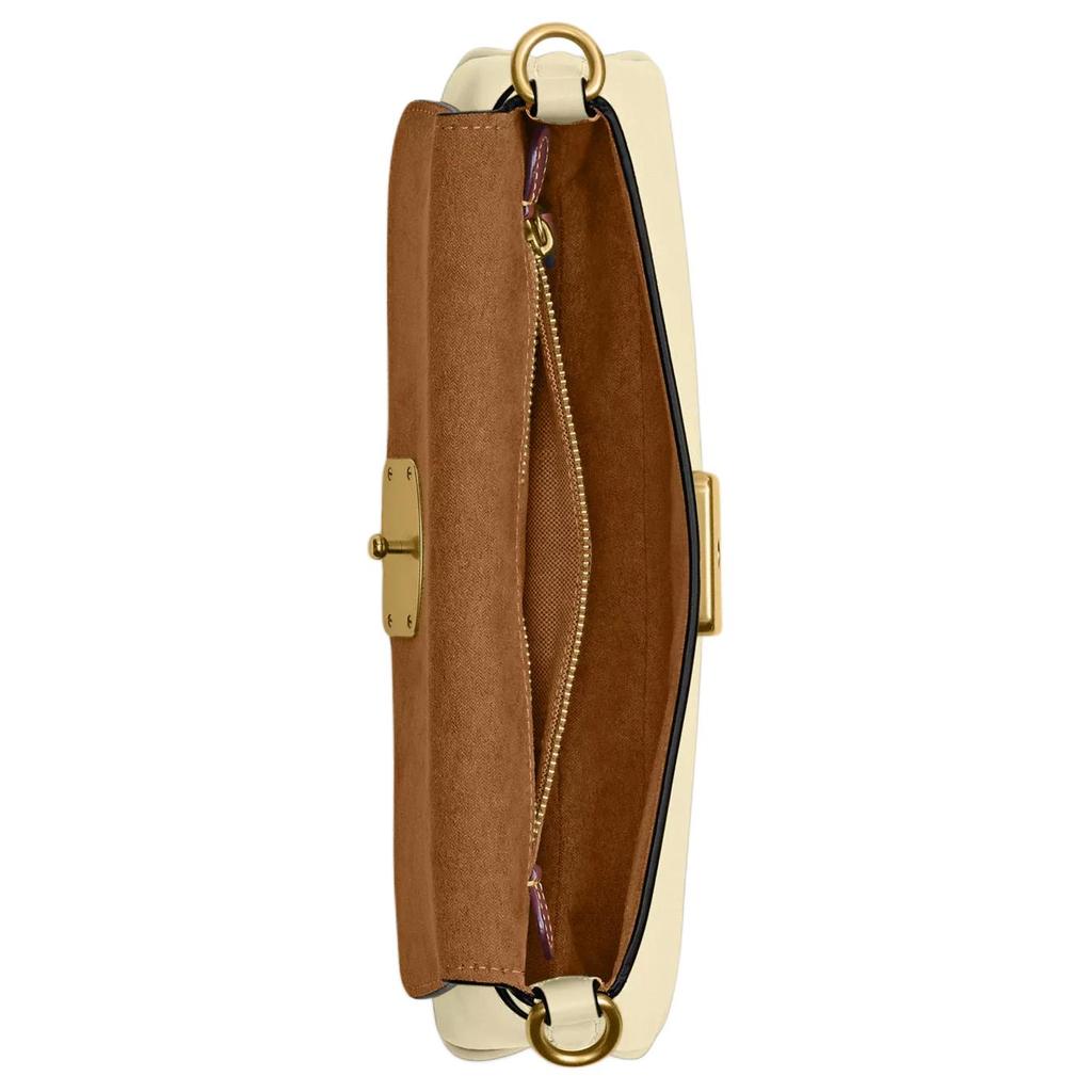 Coach Jet 25 Klassisches Logo Commuter Leder Tote Crossbody Umhängetasche Mittel Damen Taschen Hellgelb CAM16-B4LGZ