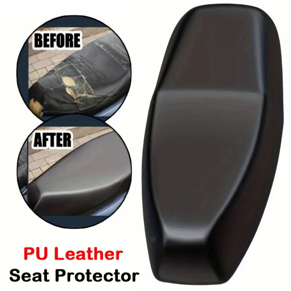 Universal Motorcycle Seat Cover PU Leather Seat Protector  for Electric Scooter Summer Riding