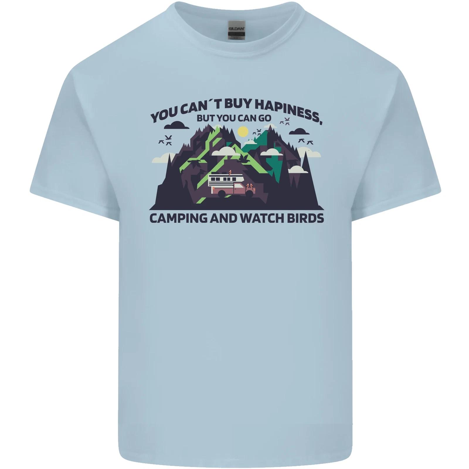 

Camping & Bird Watching Funny Kids T-Shirt Childrens 2XL