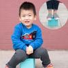 Children Travel Folding Toilet Baby Travel Potty Seat Outdoor Portable Camping Toilet Stool for Toddlers Easy to Clean